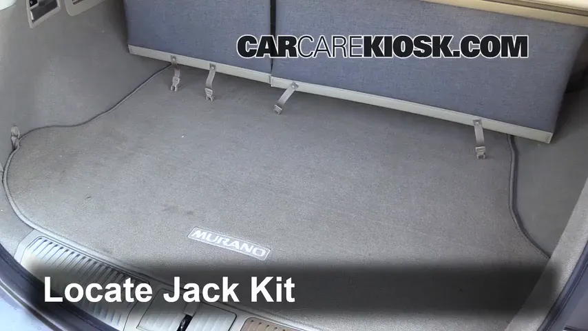 2012 Nissan Murano SL 3.5L V6 Jack Up Car Use Your Jack to Raise Your Car